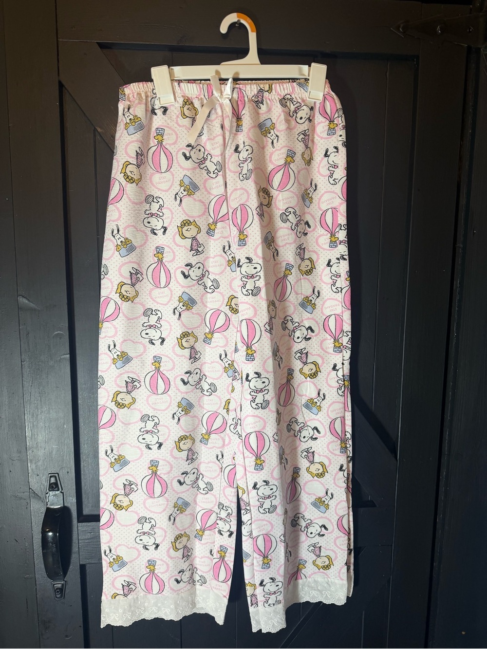 Peanuts Pink Snoopy & Hot Air Balloon Lounge Pants